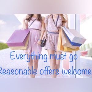 Make me an offer. Everything must go.